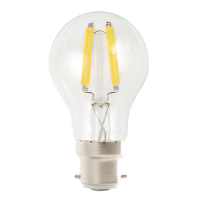 6w(equiv60w) BC(B22) Dimmable Clear Led Bulb