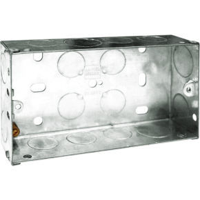 BG HGS05 2G 35MM METAL BACKBOX