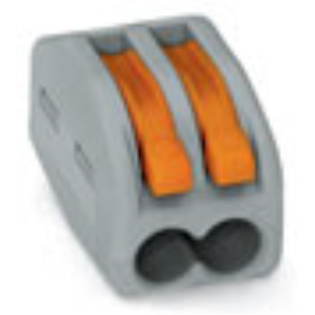 WAGO 222-412 TERMINAL BLOCK GREY (50)