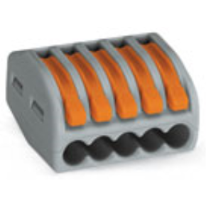 WAGO 222-415 TERMINAL BLOCK GREY (40)